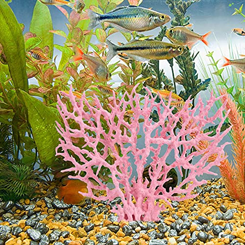 Image of Besimple Artificial Aquarium Coral Ornament Decor Plastic Fish Tank Plants Decoration for Aquarium Landscape