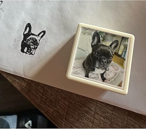 Miniatura 9 de Sello de retrato de mascota por encargo, sello de goma personalizado, sello de mascota personalizado, sello de mascota personalizado, sellos de cara