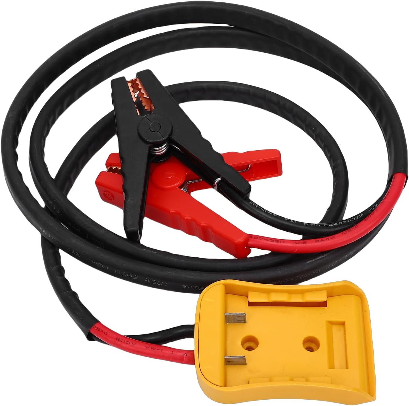 Jumper Cables for Car, 8AWG Silicone Wire Heat Proof for Jump Starting Dead or Weak Batteries, Automotive Booster Cables for SUVs Light Trucks Cars (5.9FT)