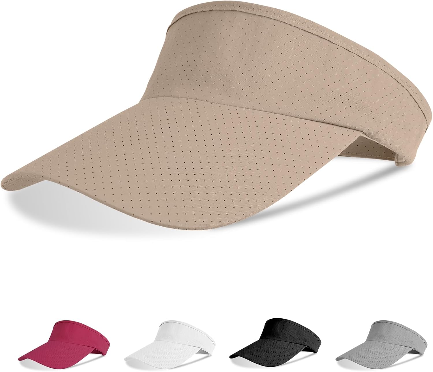 Casquette Anti-UV Réglable Unisexe - Polyester Haute Qualité, Bandeau Absorbant, Pour Sport Et Plein Air