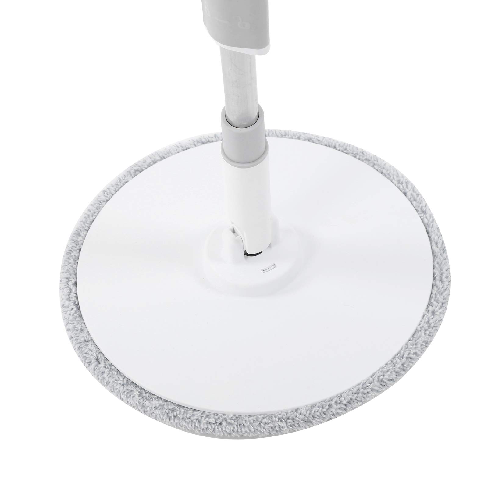 Herramienta Universal para Lavado de Manos sin Fregona Giratoria para una Fácil Limpieza del Hogar con de Acero Inoxidable y Paño de Microfibra, 1 Cubo y 1 Fregona Incluidos