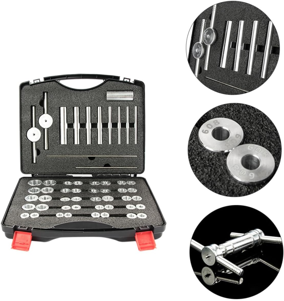 Milisten Bicycle Tool Kit Hub Bearing Installation Press-in Tool Heat-Treated Comfortable