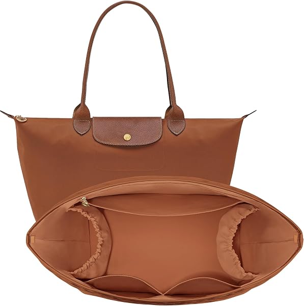 LOUKAYCCI Quilted Purse Organizer Insert for Longchamp Le Pliage M Tote Bag