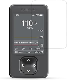(Clear 2-piece packaging) Real Flexible Tempered Glass Screen Protector For Dexcom G7 Receiver