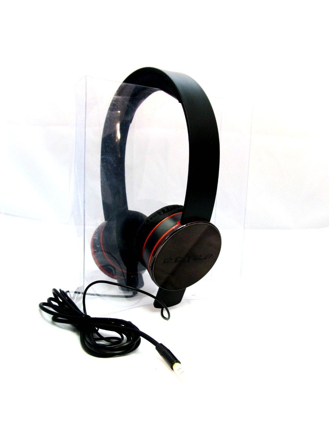 I-kool Freeze Series Retro Funky Designer Headphone Finish and Packs up Great for Traveling by Plane Bus or Train Super Sexy Style (Shadow)