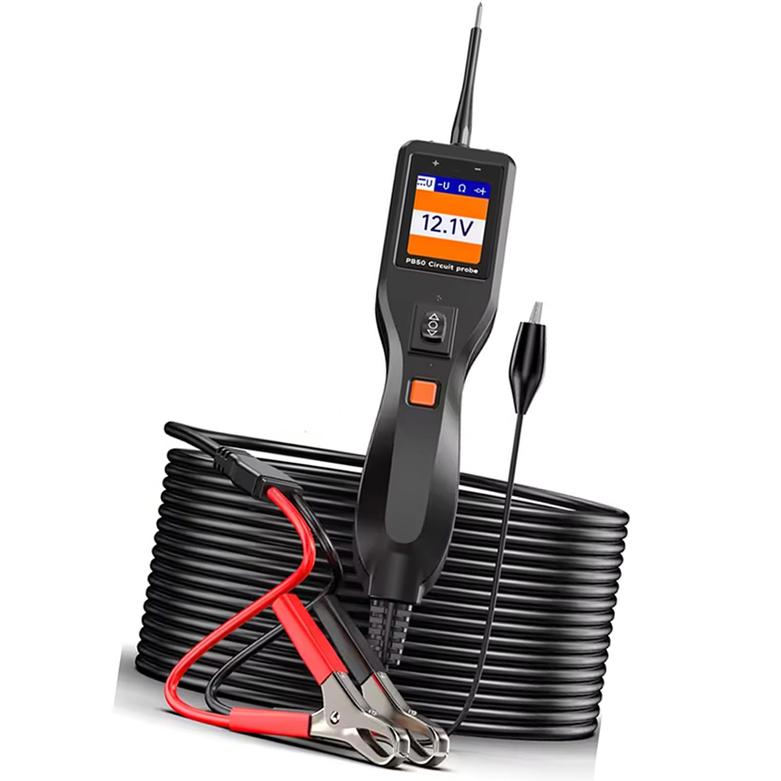 Tester diagnostico universale per batteria del veicolo, 12/24 V, test di resistenza interna, tensioni, analisi dei circuiti automobilistici