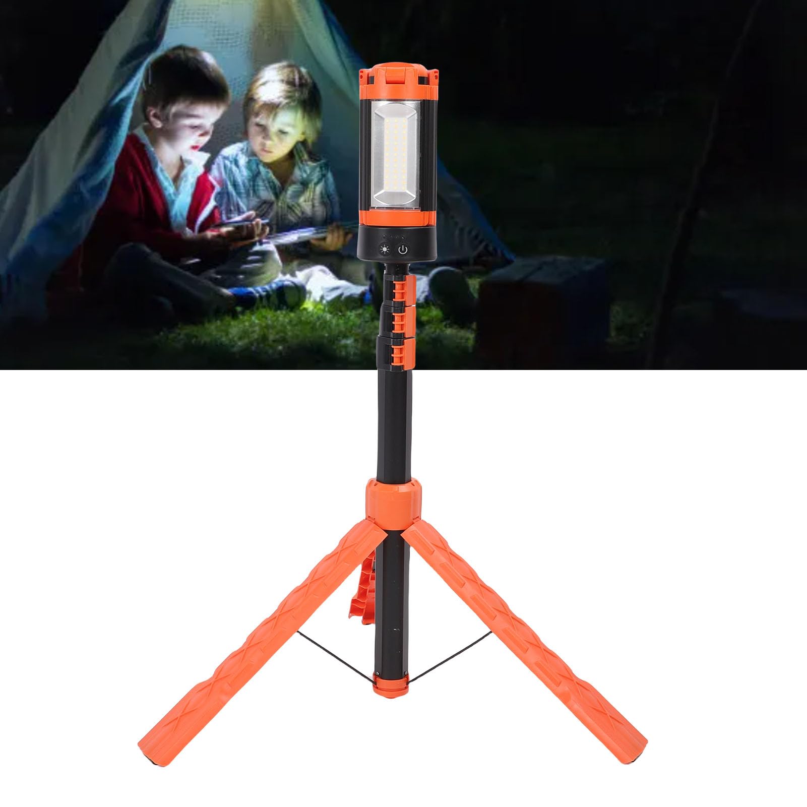 Fafeicy Lampe de Camping Rechargeable, Matériau ABS, 5 Modes d'éclairage, Puissance 9 000 MAh, pour Activités de Plein Air