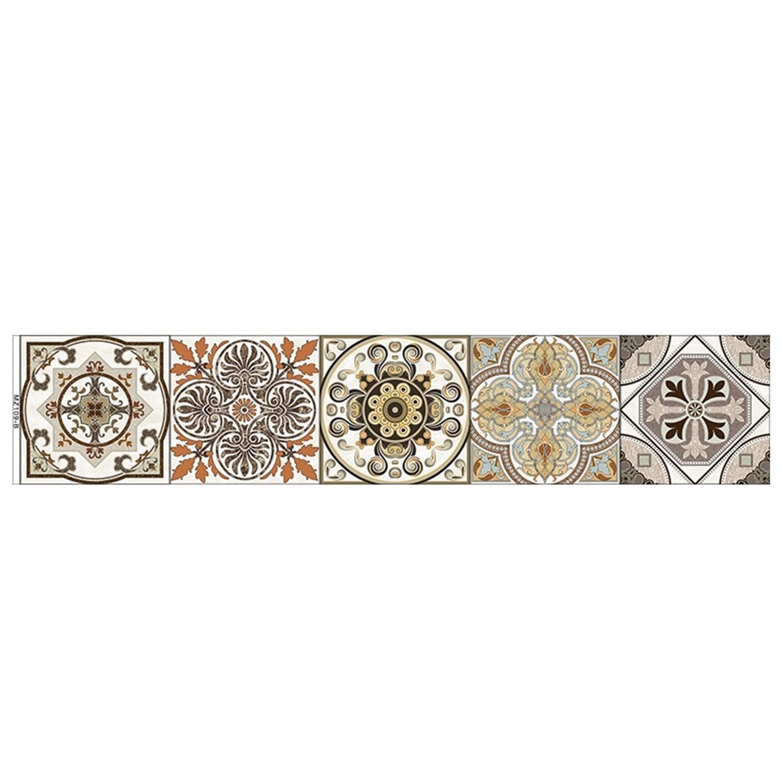 EJvkrbtx Tile Stickers Multicolor Multiple Sizes Self-Adhesive Mural Kitchen(Color 3,15cmX75cmX1pc)