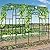 UrGROWA Outdoor Garden Arch Trellis, 87" H Large Garden Trellis for Climbing Plants, Metal Plant Support Trellis Archway Arbor Tunnel Large Trellis for Vegetables Plant Cucumber Trellis