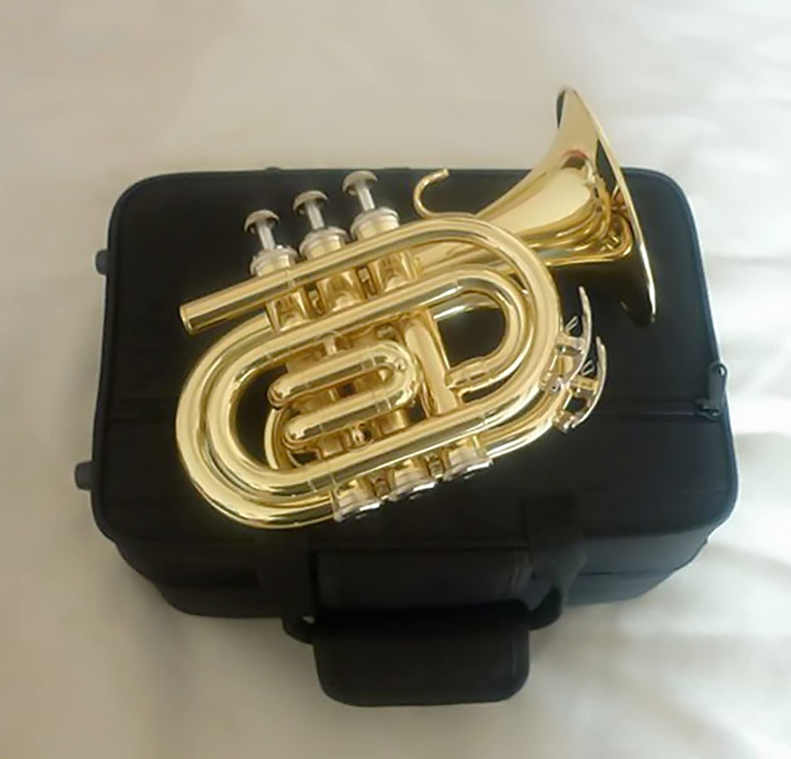 Amazon | 3バルブFlugelhorn、専門黄銅楽器、無料ハードセット、初心者