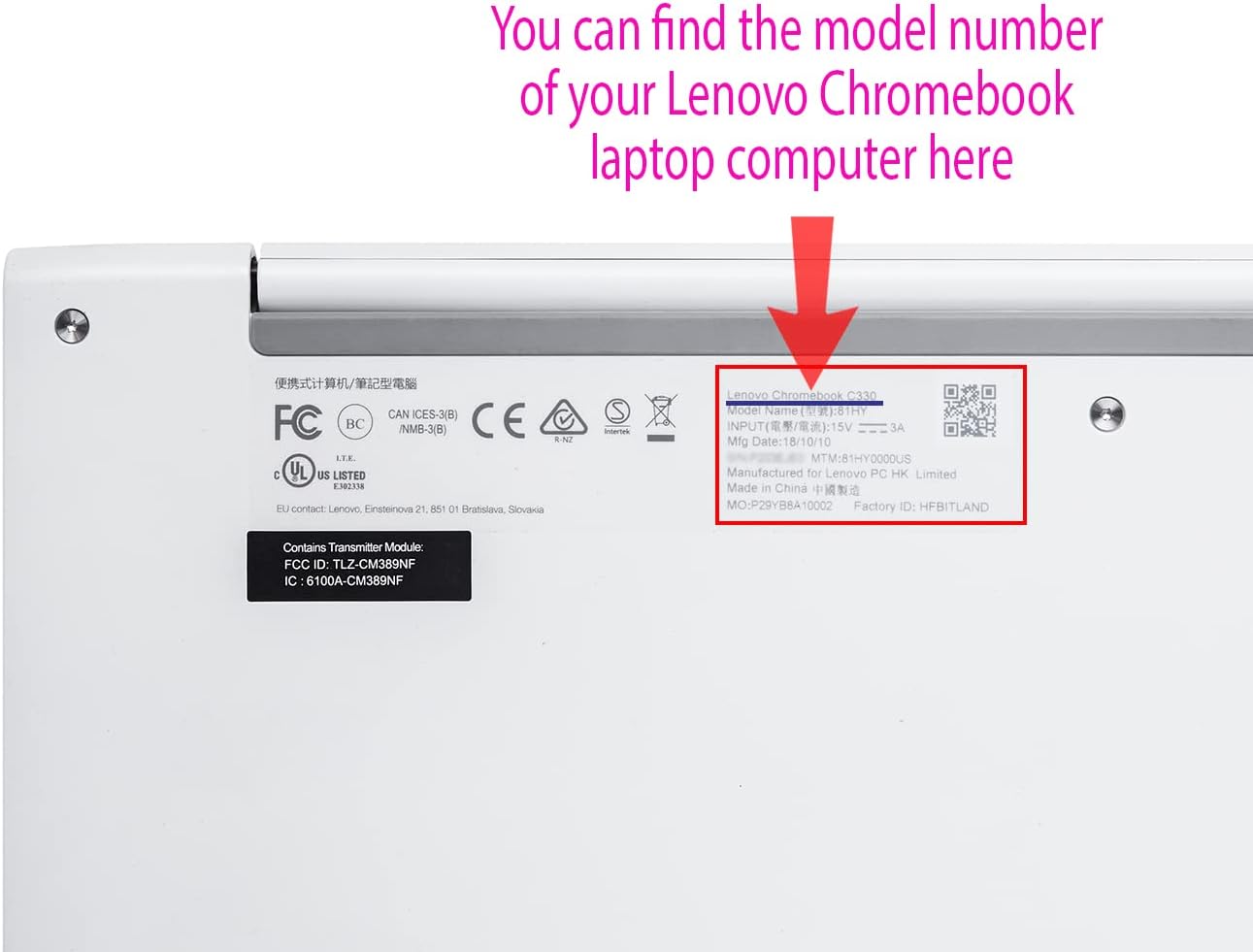 mCover Hard Shell Case for Late2018 11.6″ Lenovo C330 Series