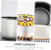 Vista 5 de Revestimiento de olla de arroz, contenedor de arroz, olla arrocera, olla interior de cerámica, olla eléctrica, accesorios para ollas, olla de cocina