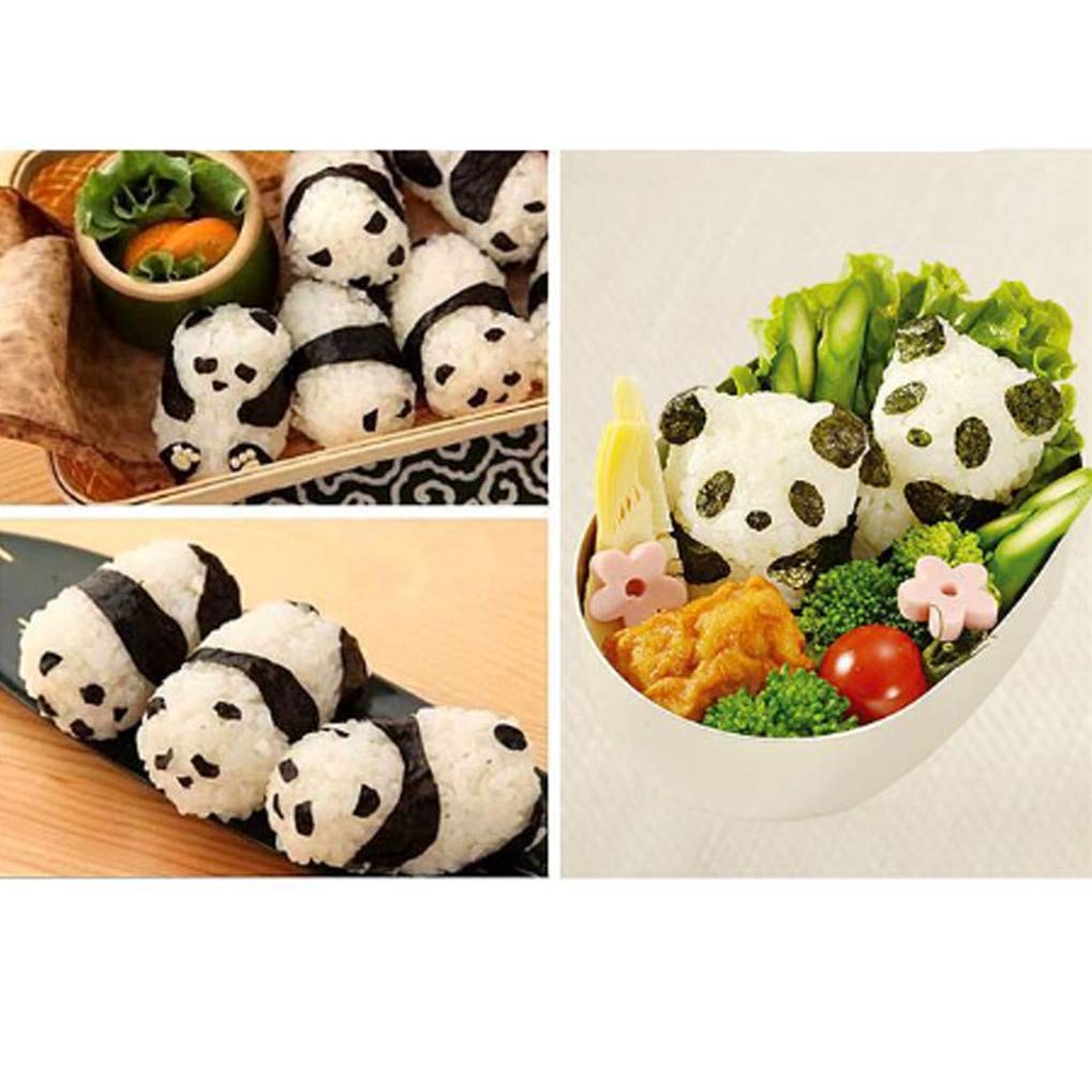 Amazon.co.jp: Timesuper 漫画 パンダ型おにぎり型 海藻弁当 のり