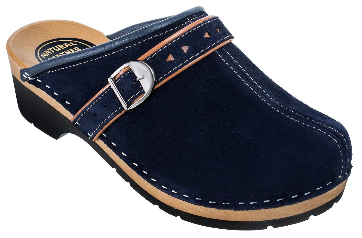 ESTRO Zuecos De Madera para Mujer Calzado Sanitario De Trabajo CDL05