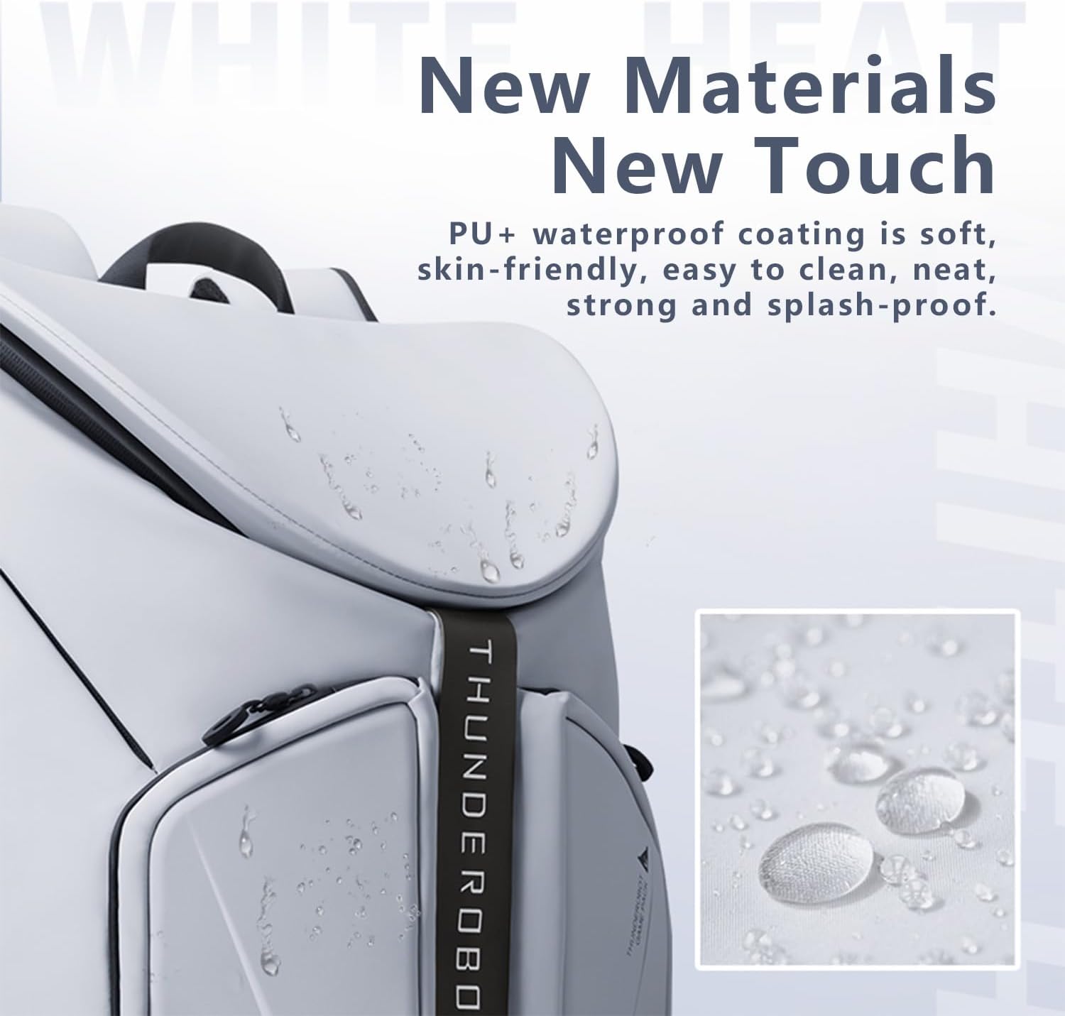 Thunderobot Incandescence Plus Laptop Backpack, 17.3 Inch Gaming & Business Anti-Wear Travel bag, Lightweight and Water-Resistant, Extra Large Capacity with Hidden Water Bottle Bag - Image 2