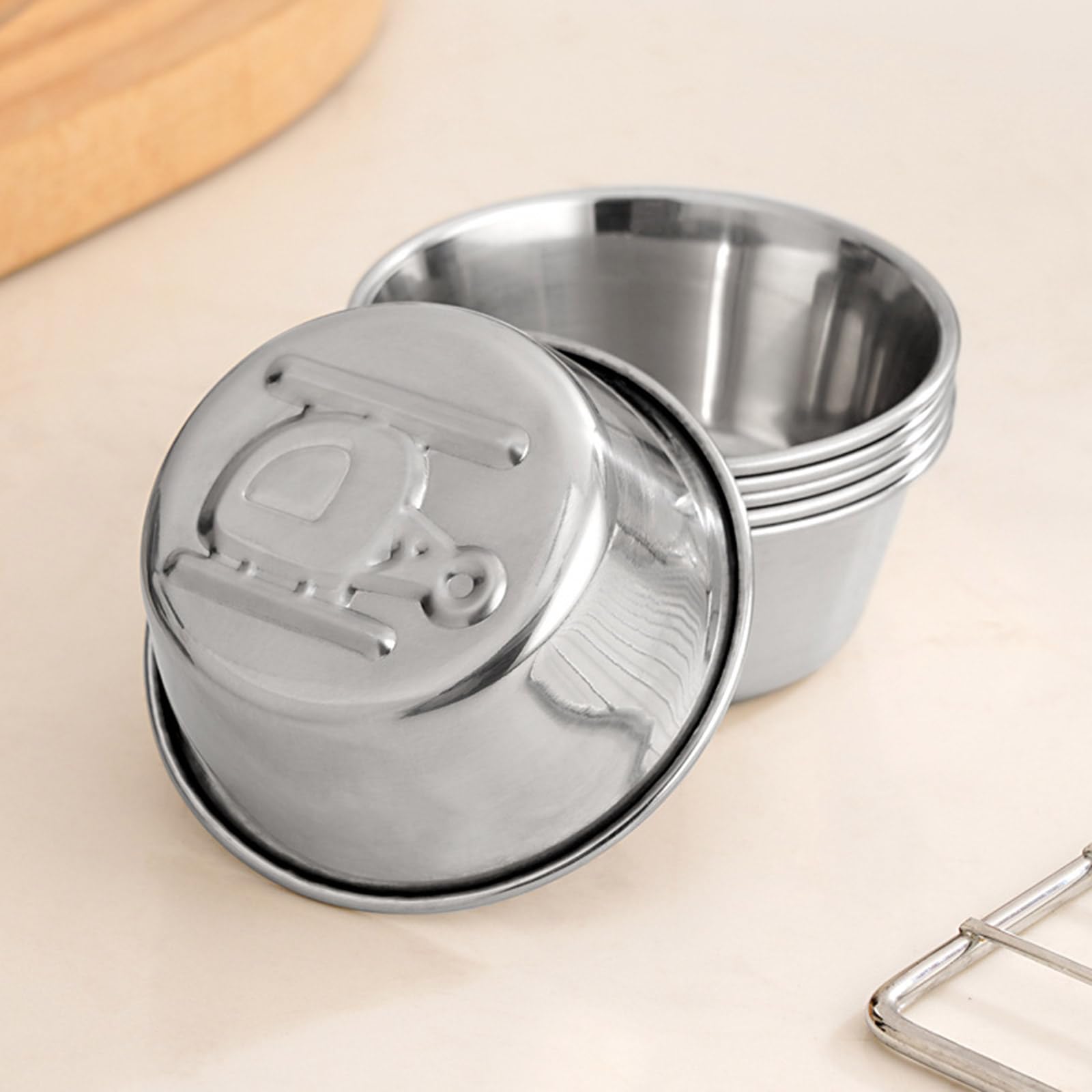 Stampini Per Crostate 30 Pezzi - Acciaio Inox Antiaderente, 7.2x5x2cm, Per Muffin E Dolci - Foto 12