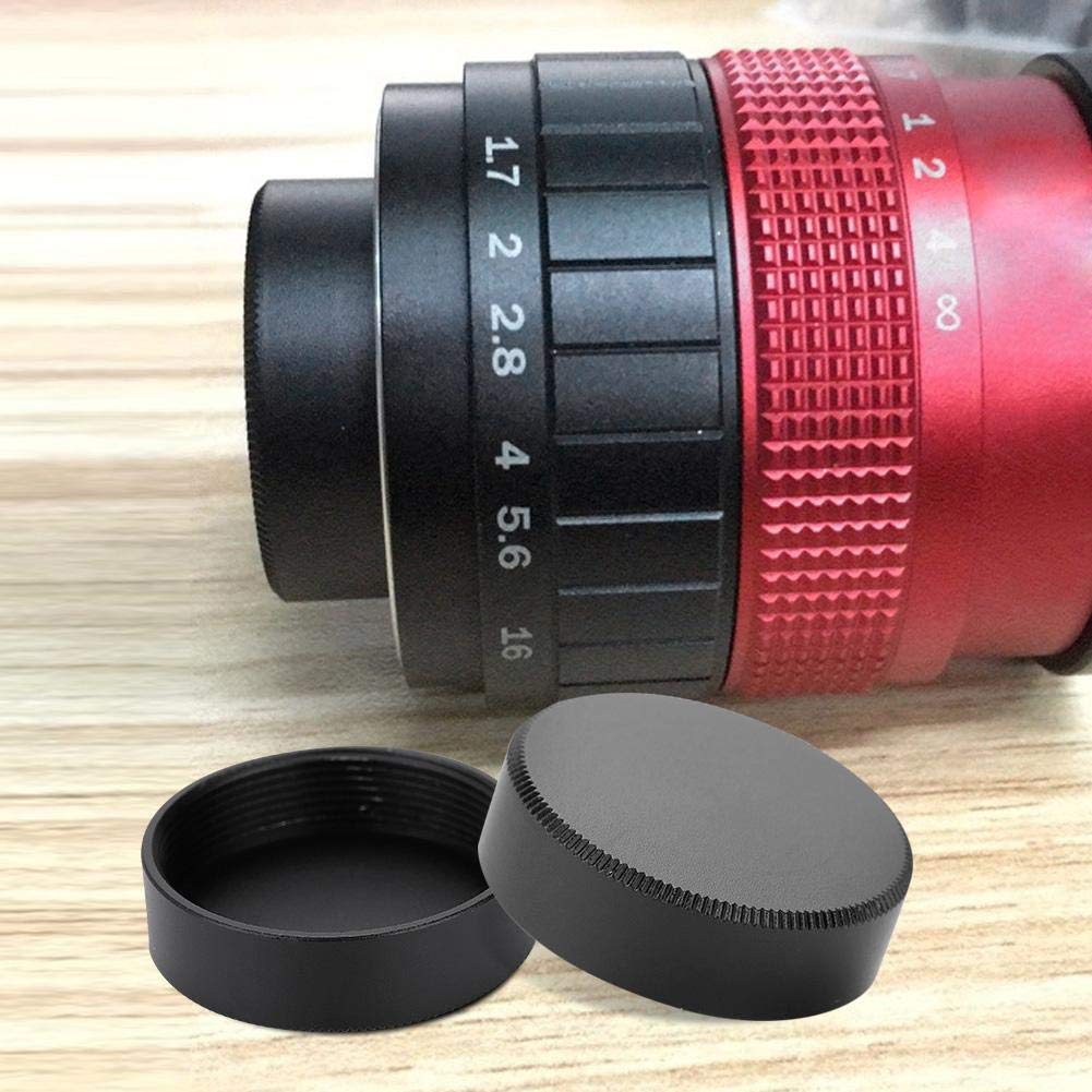 VBESTLIFE Objektivabdeckung-Set Für A-Mount – 4x Front- & 4x Rückdeckel, Schwarz, Kunststoff