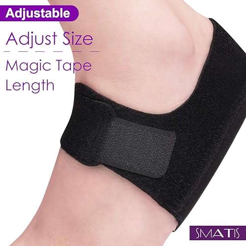 Miniatura 5 de Protectores de talón, copas para fascitis plantar, 2 cojines de tendinitis de Aquiles, espolón óseo, dolor de pies para aliviar el dolor (tamaño