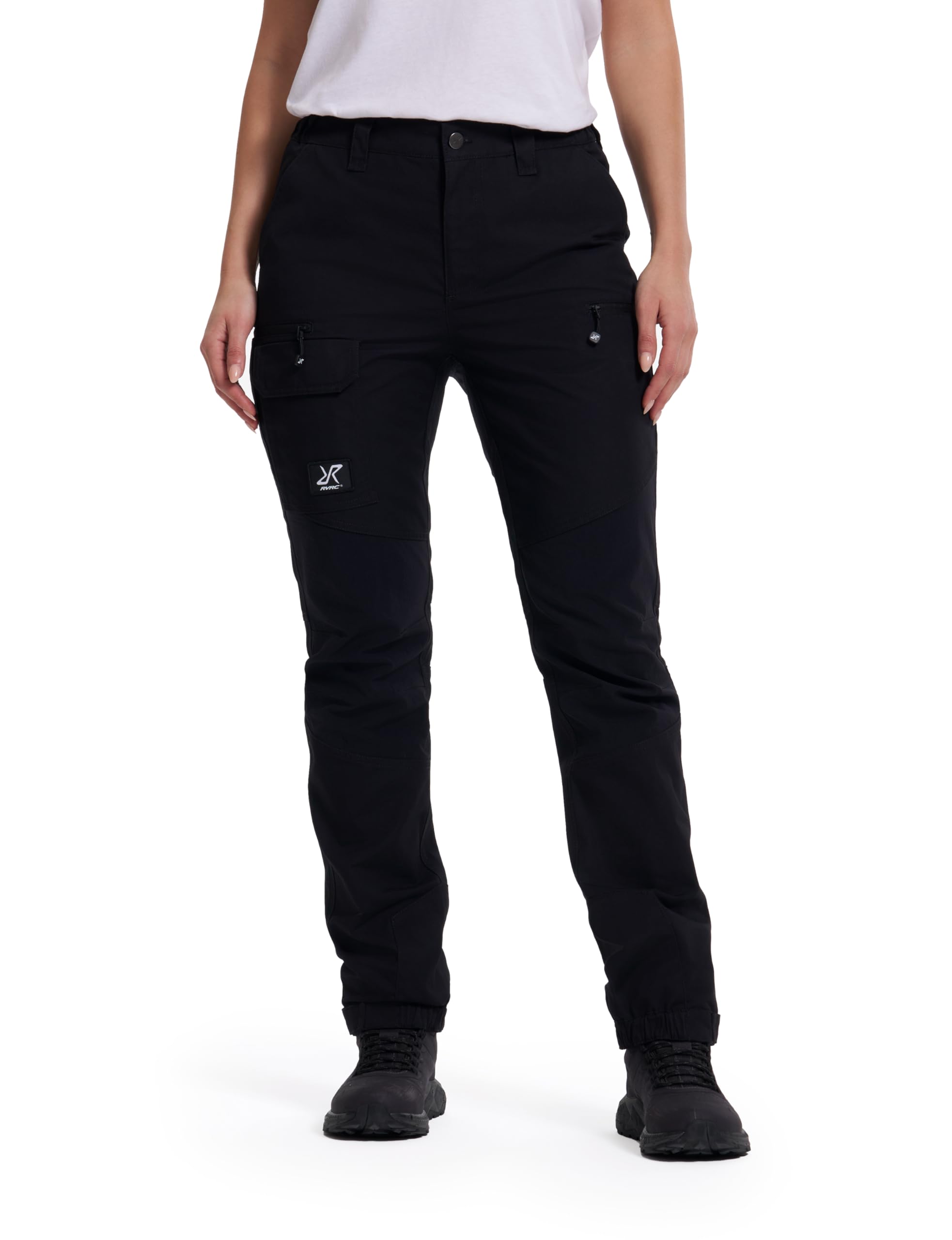 Revolutionrace Women's Black Nordwand Outdoor Trousers, Durable Trousers For Hiking And Outdoor Activities. Durable Hiking Trousers, Walking Trousers And Working Trousers For Xxl