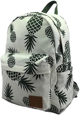 pineapple rolling backpack