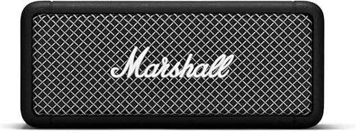 Marshall Emberton 20 Watt Wireless Bluetooth Portable Speaker (Black)