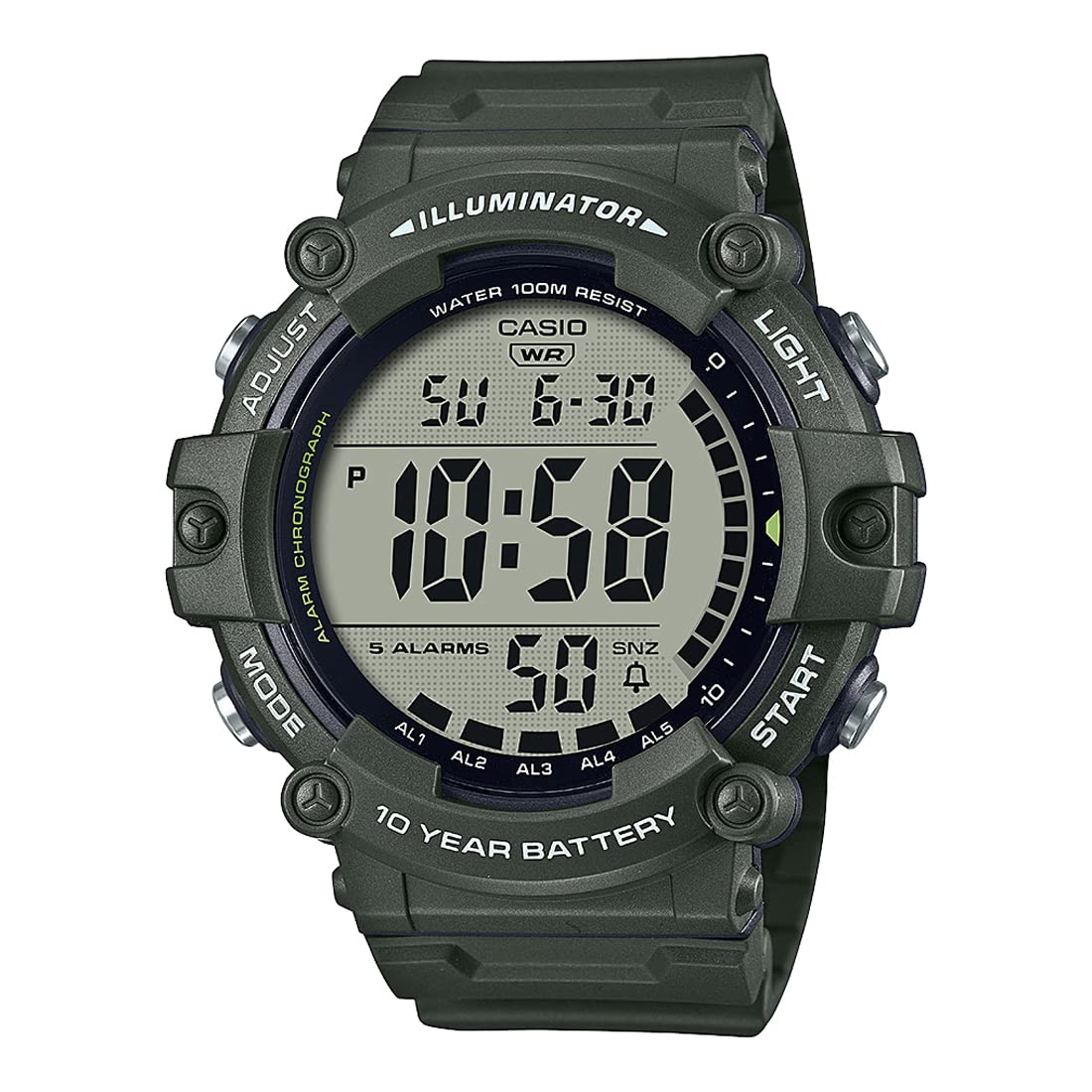 Buy Casio Digital Black Dial Men's WatchAE1500WHX3AVDF at Amazon.in