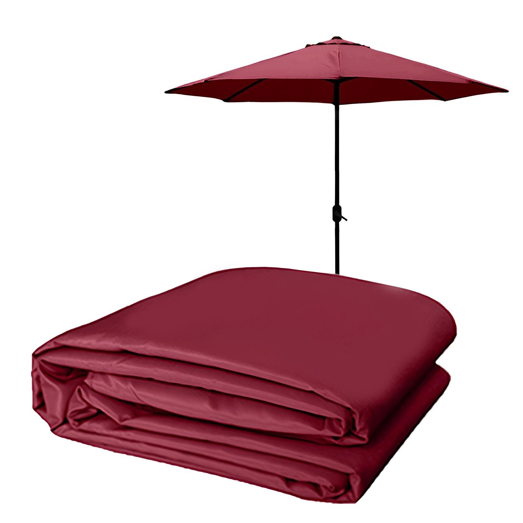 Copertura di ricambio per ombrellone da giardino, compatibile con ombrelli da 2,0 m/2,7 m/3,0 m, 6 o 8 bracci, tessuto resistente alle intemperie per uso esterno