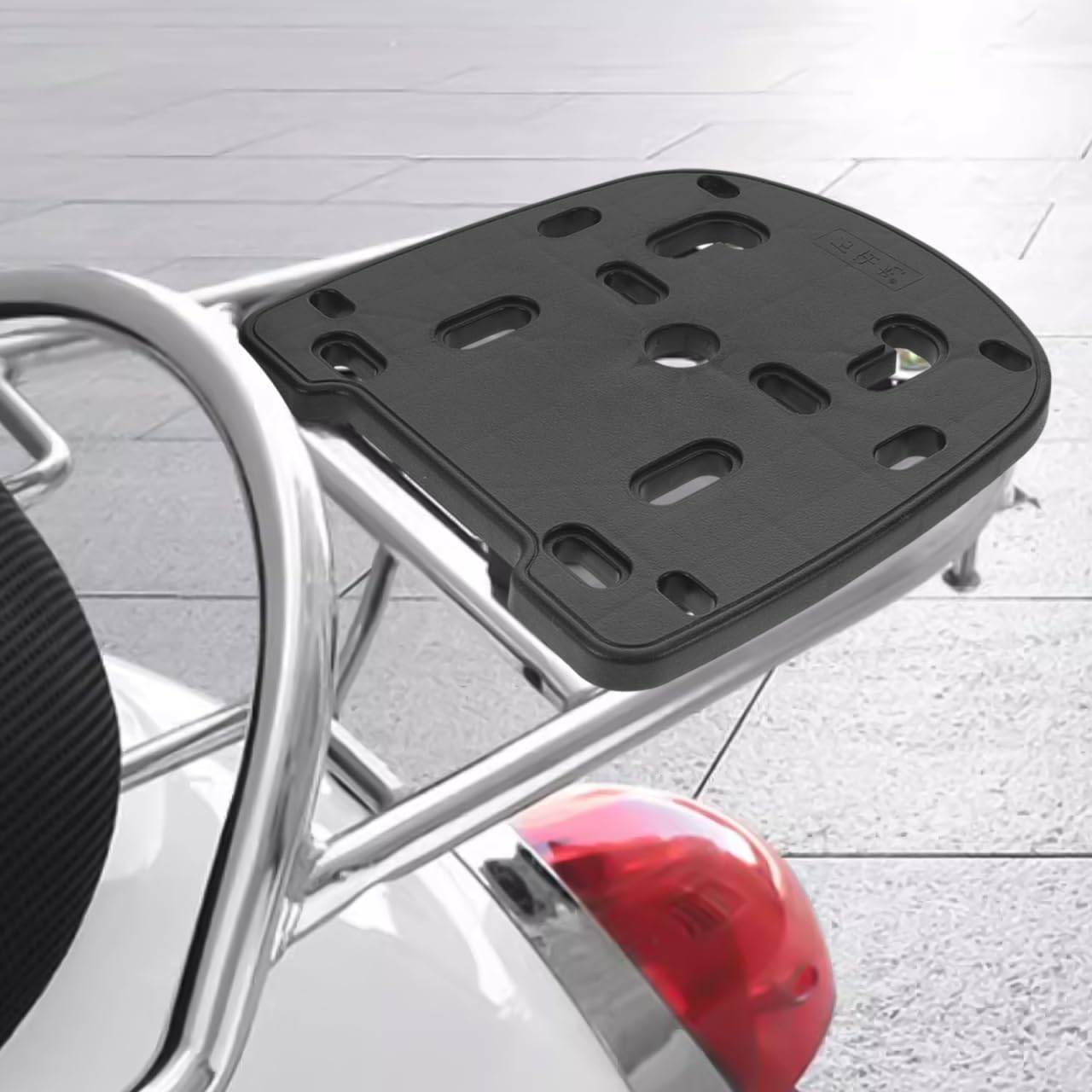 1 Jeu de Base de Tronc – Porte-Bagages arrière – à Dos de réservoir magnétique – Support pour Top Case – Noir PP