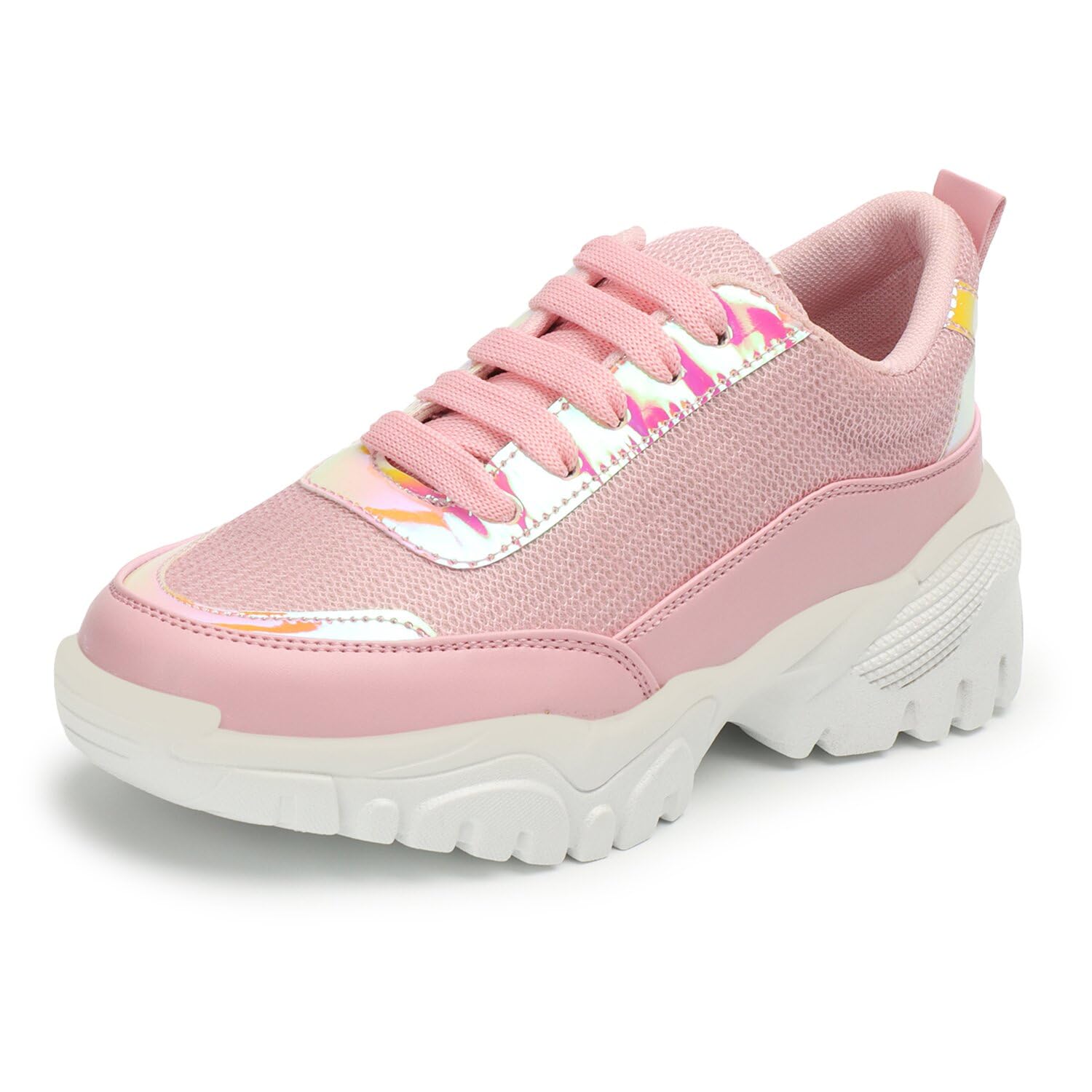 XE Looks Pink Comfortable Stylish & Fancy Sneaker Shoes for Women & Girls (B0CBVNXY25) Amazon Price History, Amazon Price Tracker