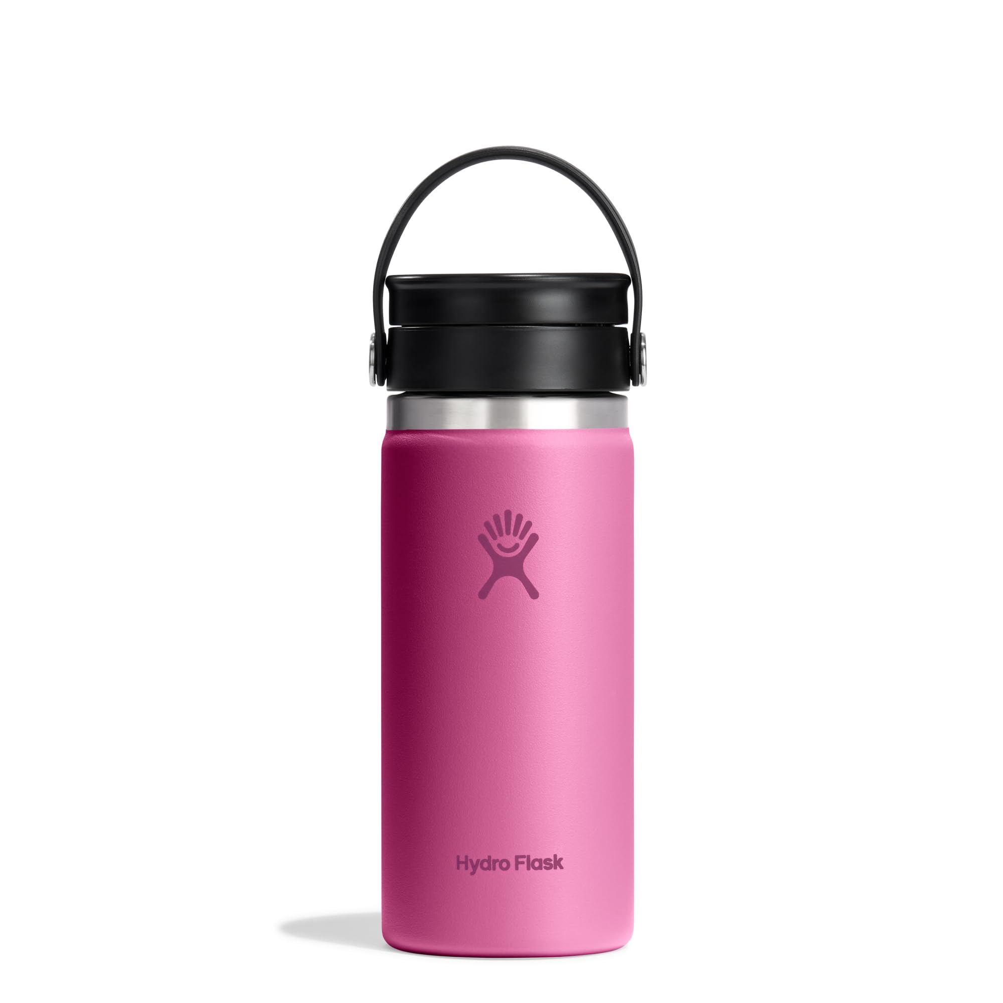 HYDRO FLASK - Coffee Flask 473 ml (16 oz) - Vacuum Insulated Stainless Steel Travel Mug with Leak Proof Flex Sip Lid - Wide Mouth - Reef