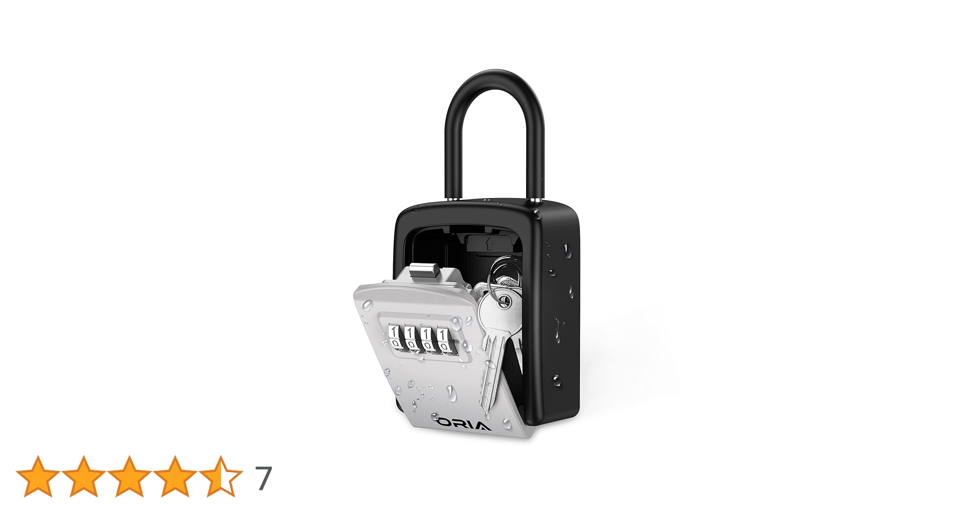 Amazon.co.jp: ORIA セキュリティキーボックス 壁掛け 鍵収納 4