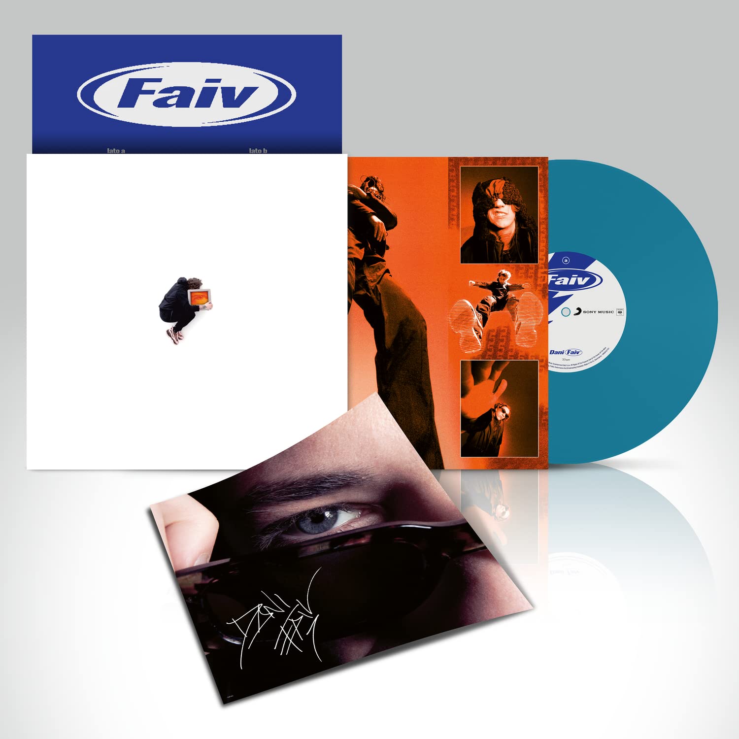 FAIV Colorato Azzurro Autografato