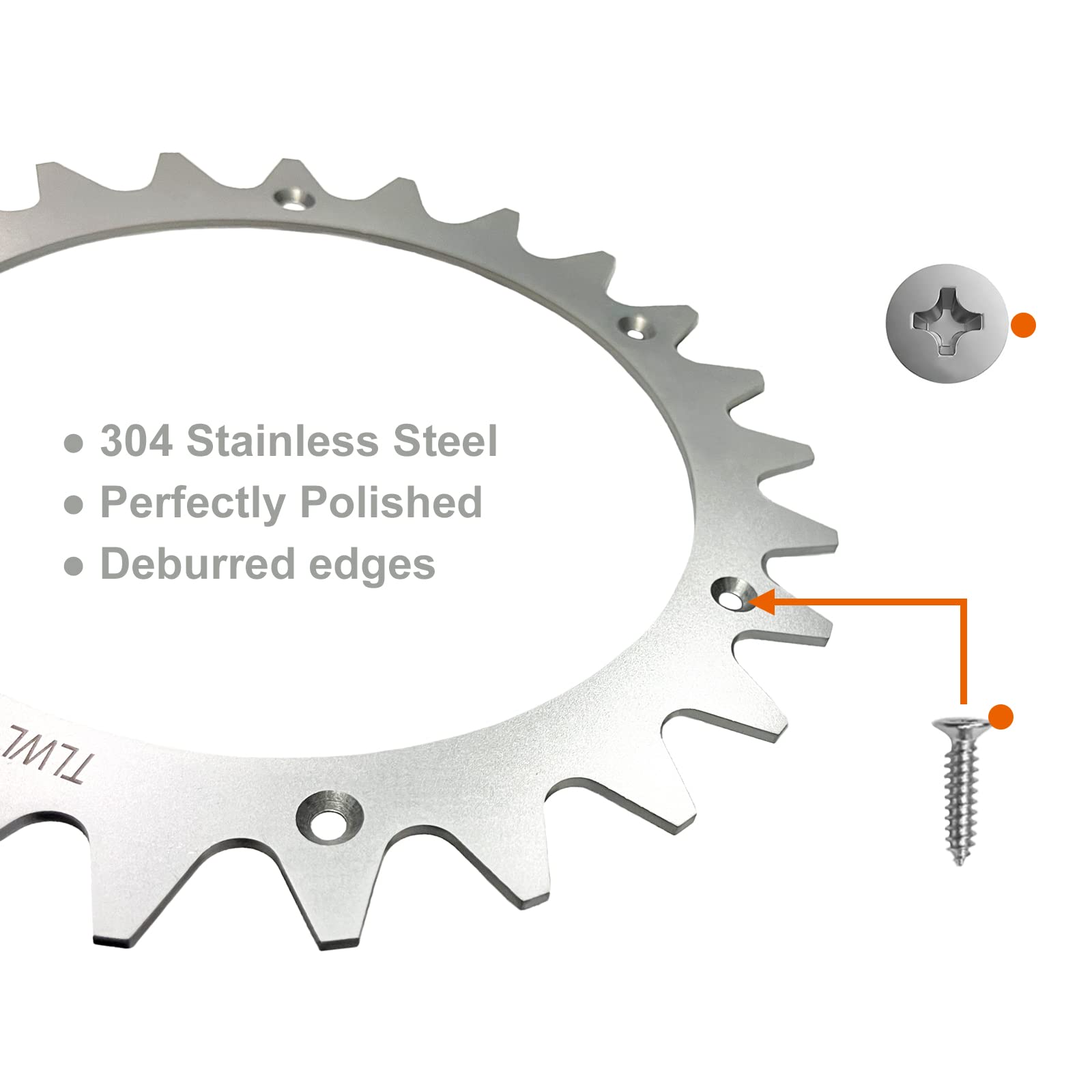 Spikes de Acero Inoxidable de Repuesto para Modelos Worx Lan-droid S/M, Mejora de Tracción para Robots Cortacéspedes con 12 Tornillos, Tamaño de Rueda 205 mm