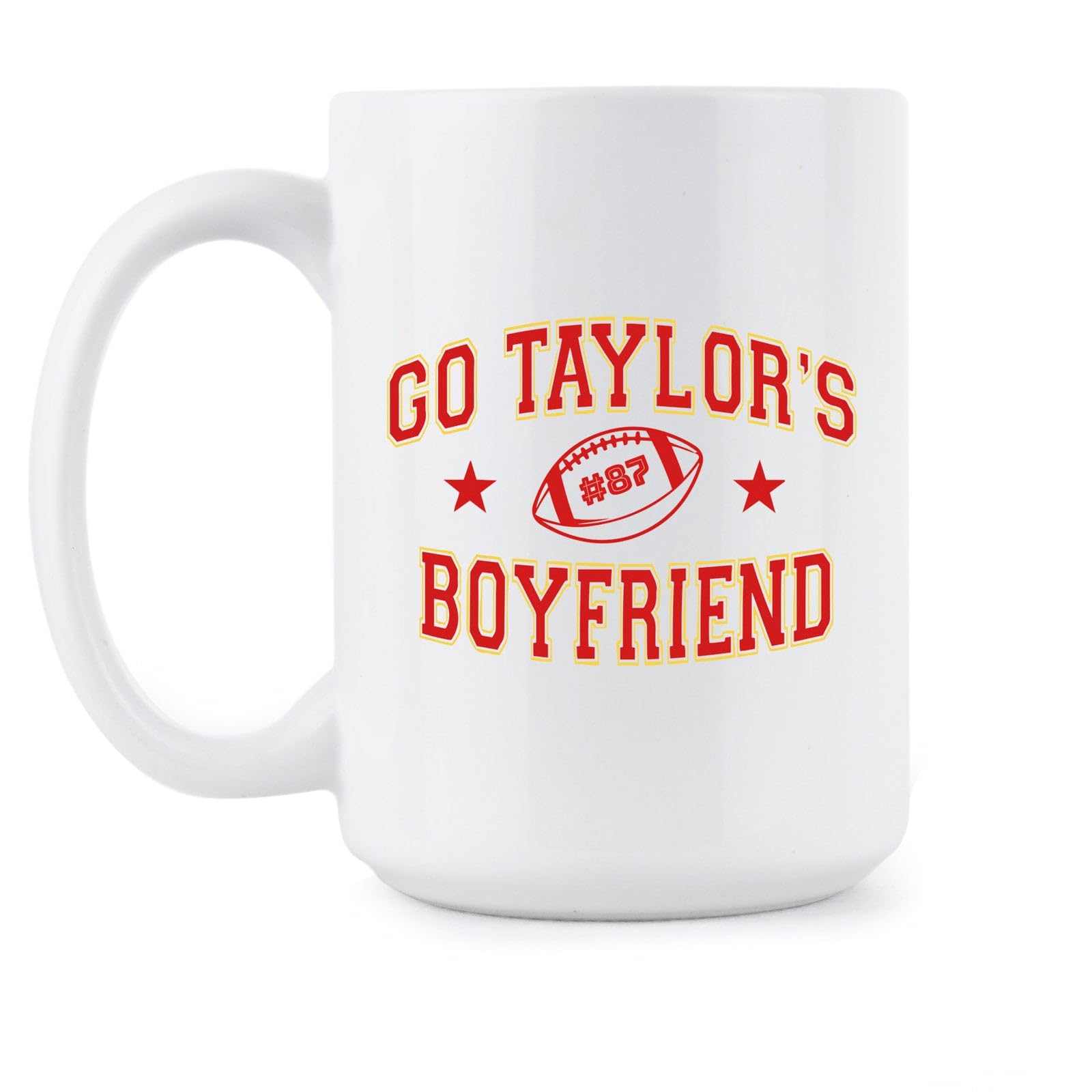 LIBBY'S BENCHMARK27 DESIGNS Go Taylors Boyfriend Mug Travis Coffee Cup