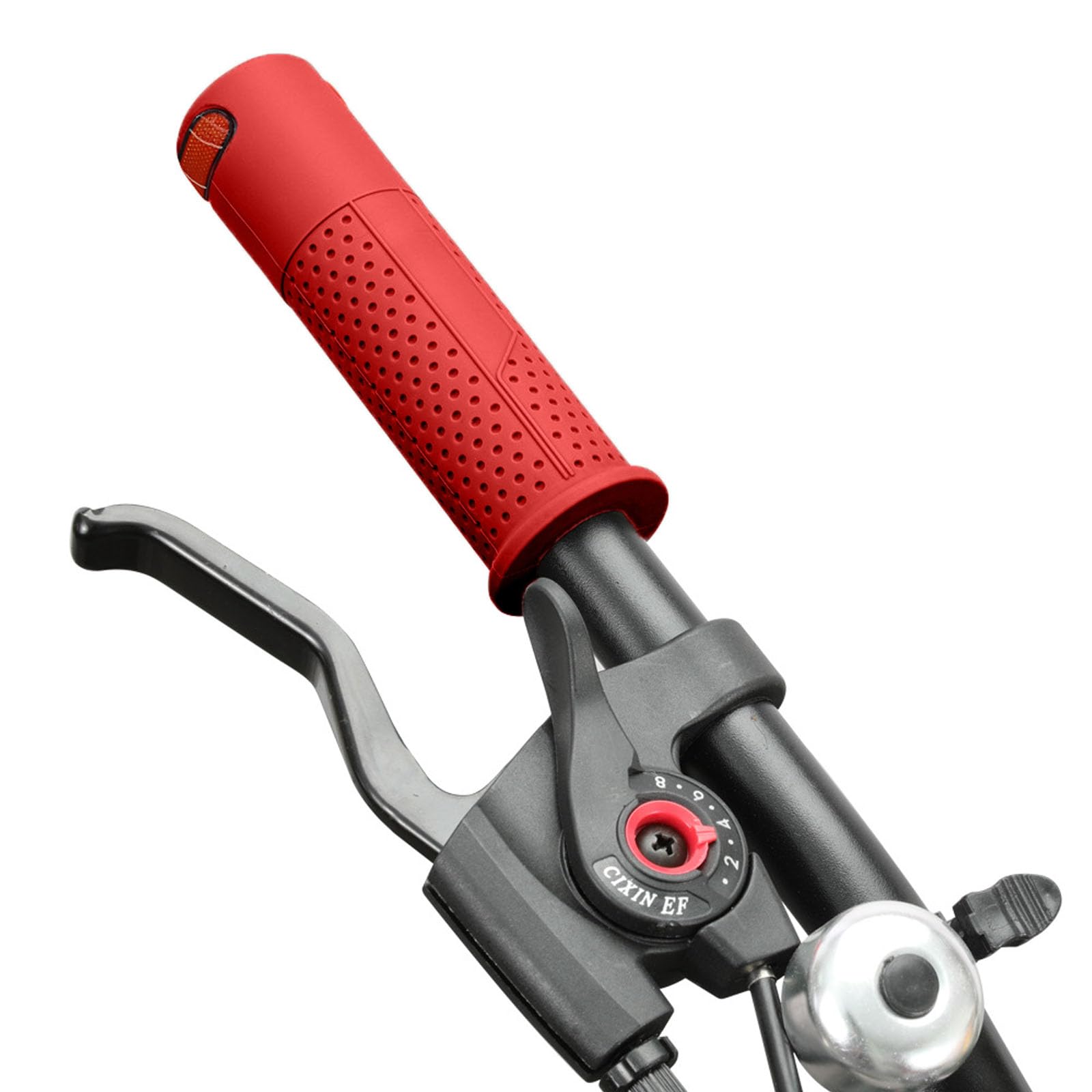 Poignées ergonomiques pour trottinette avec lumières de navigation gauche et droite intégrées pour une conduite de nuit sûre