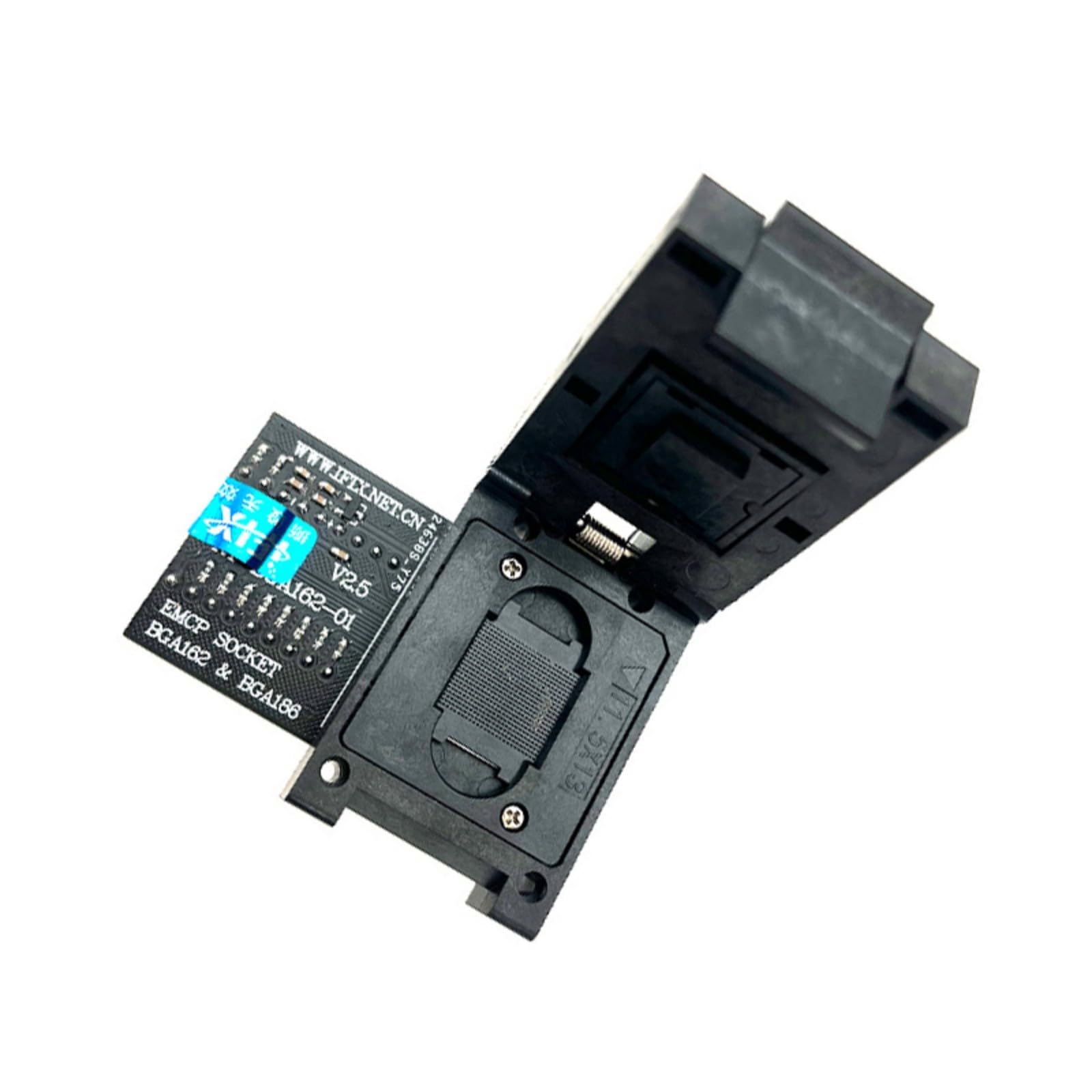 Adaptador Emmc Reemplazo de Asiento ardiente BGA162 / BGA186 Adaptador de Lector de Memoria Emmc para Accesorios de Programador RT809H Programador de Chip de Memoria