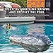 GoolRC Flytec V005 RC Boat 2.4G Remote Control Electric Racing Boat for Pools with Simulation Crocodile Head Spoof Toy