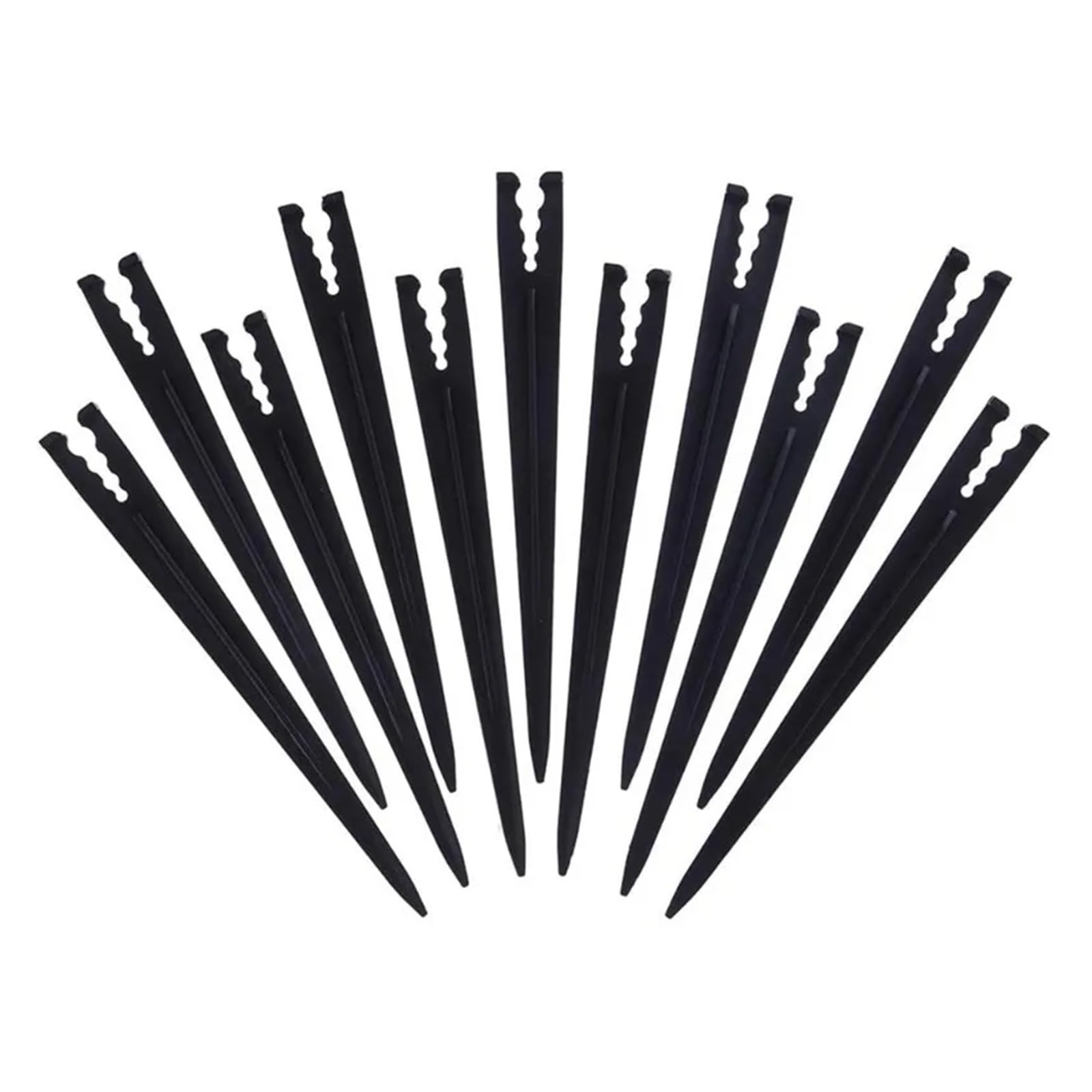Forniture per Il Giardino 50 Pezzi di picchetti di Supporto for irrigazione in plastica for Tubi da 4/7 o 3/5 mm e Kit di irrigazione a Goccia/emettitori Ugello(100pcs)