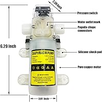Vista 2 de Bomba de transferencia de líquidos de 60 W, agua, refrescos, bomba de transferencia de vino, bomba de transferencia de vino de 110 V, bomba