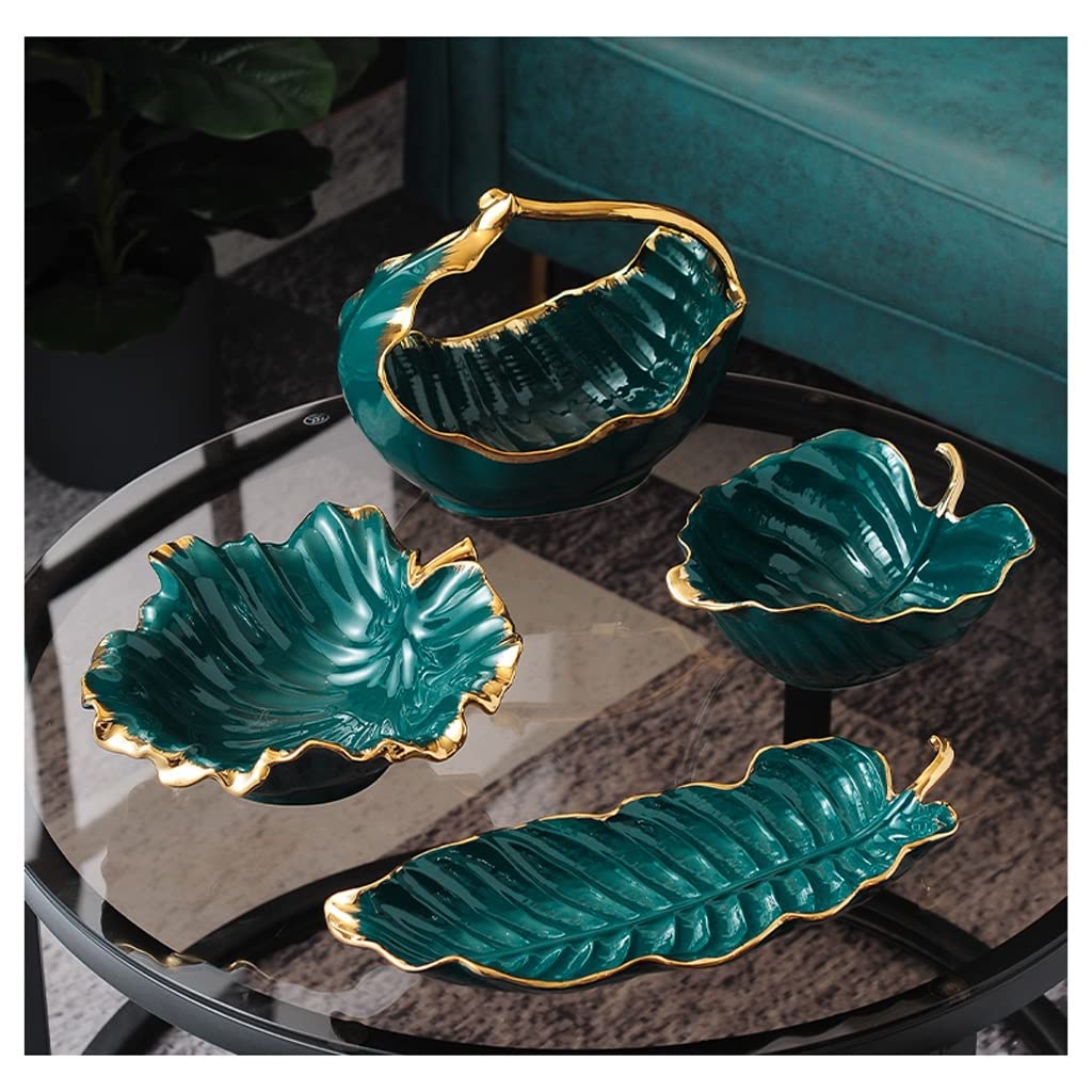 ZTCHSENZT Fruit Bowl Fruit Basket Decorative Bowl Ceramic Fruit Bowl, Creative Fruit Basket, Countertop Fruit Bowl Stand Bread Vegetable Snacks Organizer Storage For Kitchen Fruit