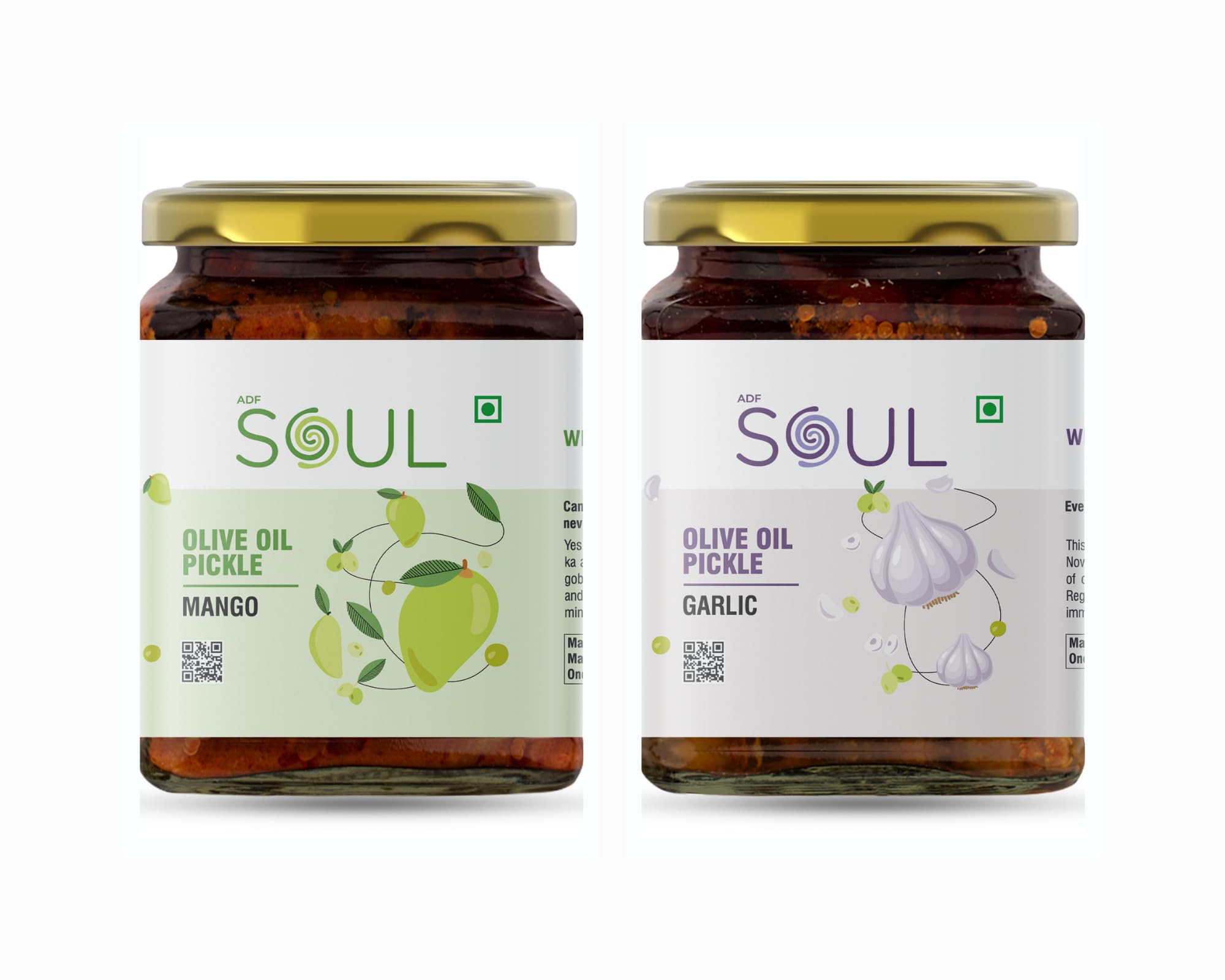 Soul Pickle In Olive Oil Combo Pack of 2 (Mango Pickle 265 GM + Garlic Pickle 275 GM) (B0CF58L3N9) Amazon Price History, Amazon Price Tracker