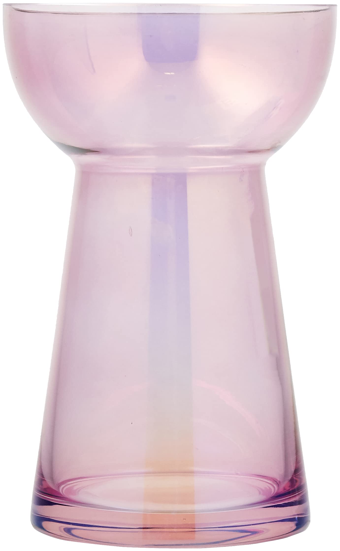 ガラスの器　オーロラ 加工 ガラス ビーズ 雫 しずく ドロップ オーロラ加工 横穴 約10×8mm