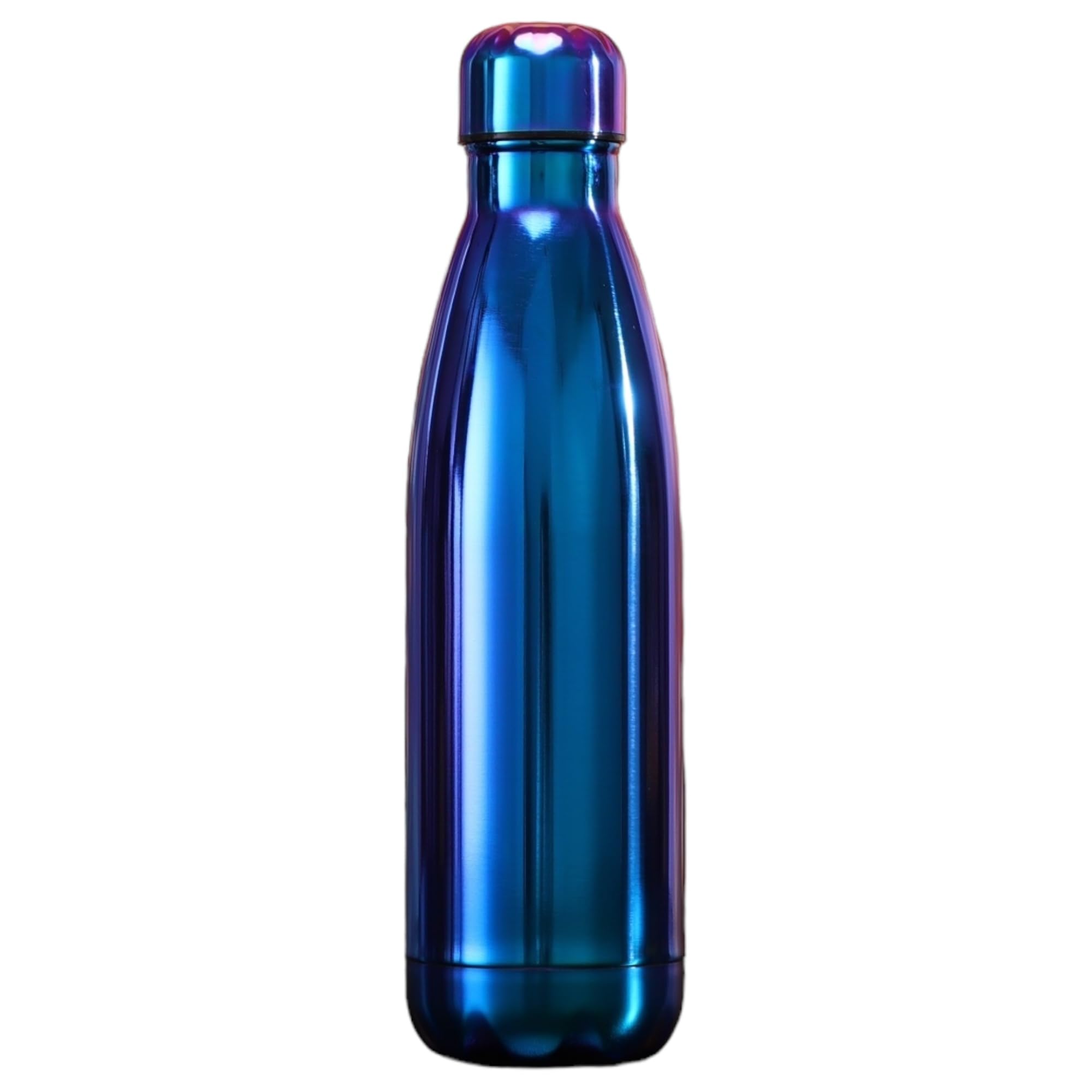 Mi Ko Mi Ka Botella de Agua Térmica de Acero Inoxidable Reutilizable | Sin BPA | Mantiene 24H Frio / 12H Calor | Hermética - Doble Pared a Prueba de Fugas (2 Azules, 750ml) — view 26