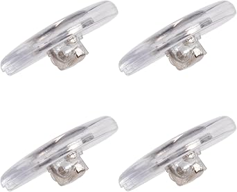 Galvanic Replacement Nose Pads for Ray-Ban RB3715M RB3703M RB3673M RB3698M RB3671C RB3684C Sunglass - Clear