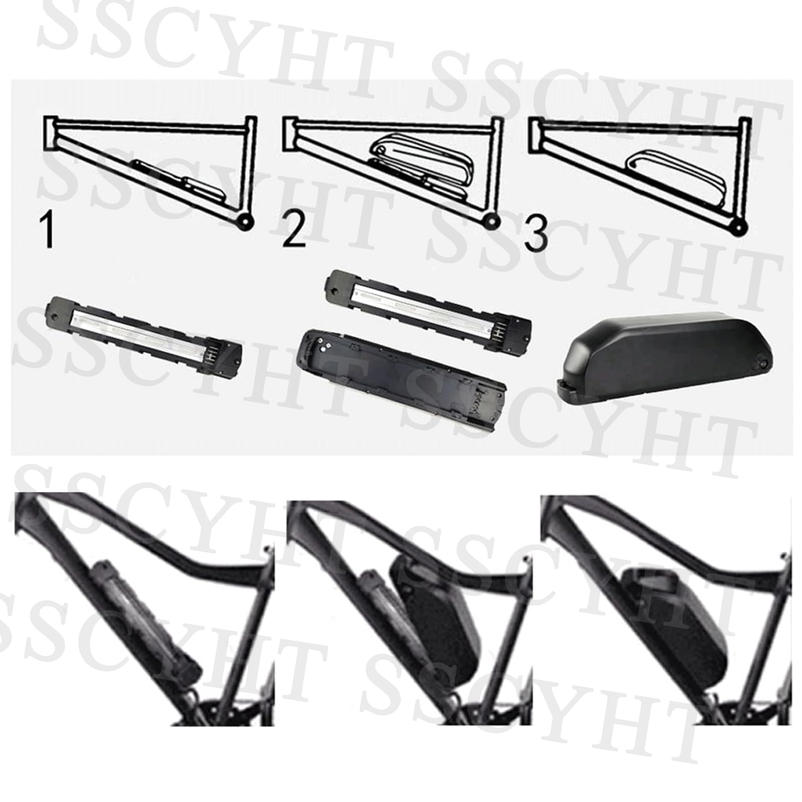 Batteria per e-Bike da 52V (10Ah, 13Ah, 15Ah, 17,5Ah, 20Ah) – Batteria Sostitutiva Ricaricabile al Litio da 52 Volt con Caricabatterie e Base a 5 Pin