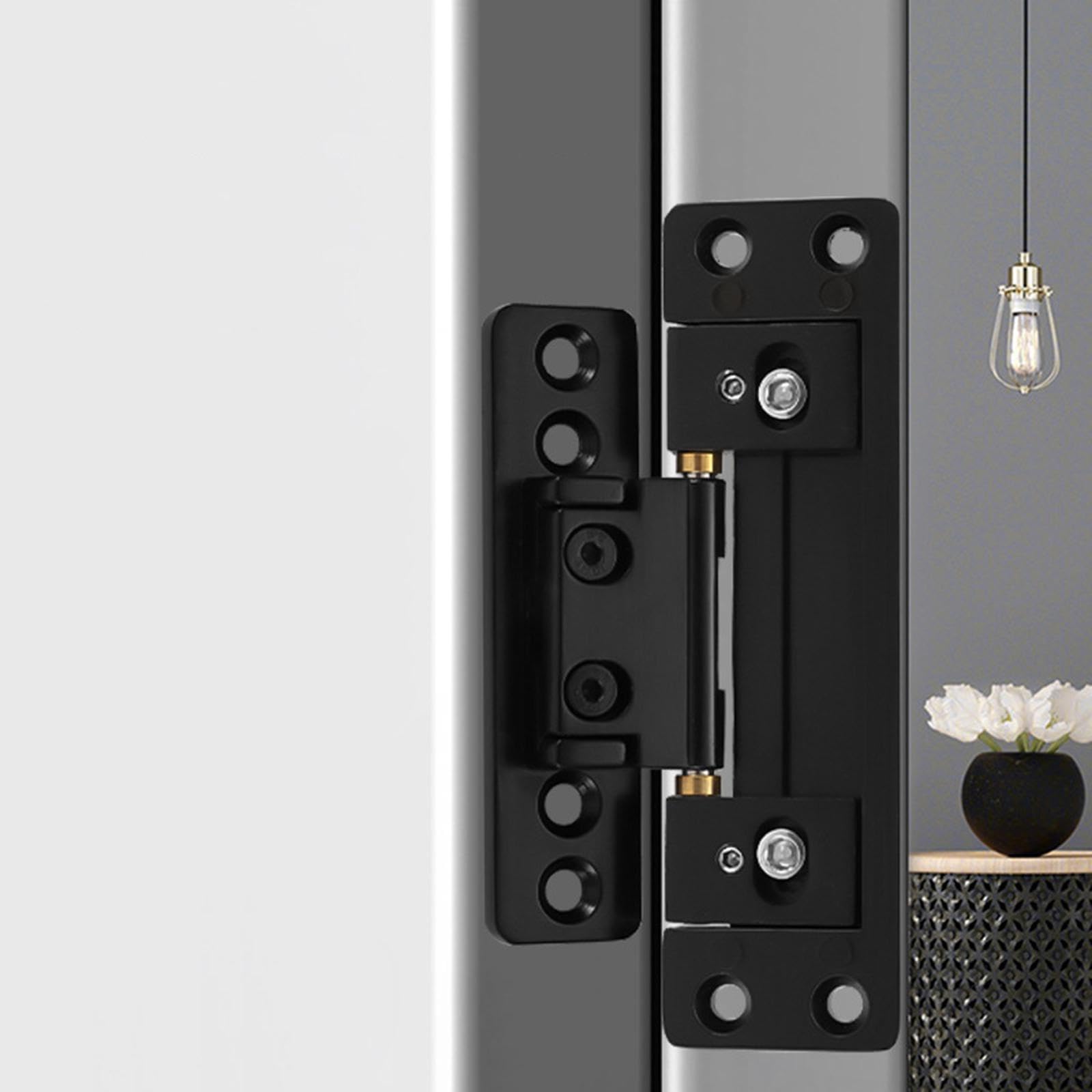 2 Cerniere per Porte, Cerniere Invisibili, Accessori Regolabili, Cerniere a Scomparsa per Armadi, Porte Segrete, Casa, Hotel, Bagni