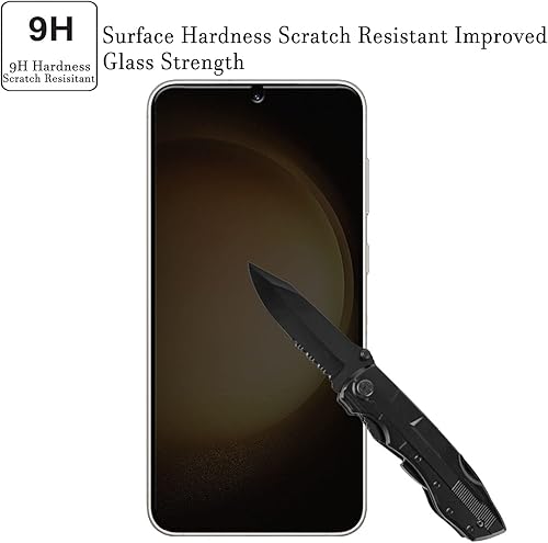 Miniatura 4 de Protectores de pantalla para Samsung Galaxy A14 5G (paquete de 3), película de vidrio templado 9H para Samsung Galaxy A14 5G, antiarañazos,