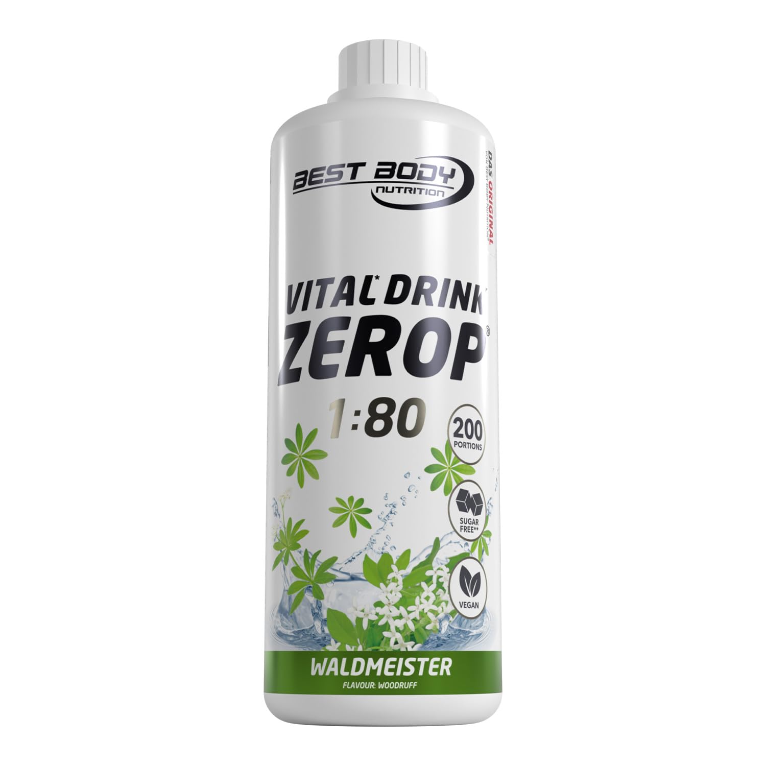 Best Body Nutrition Vital Mineral Drink Waldmeister Sirup Konzentrat