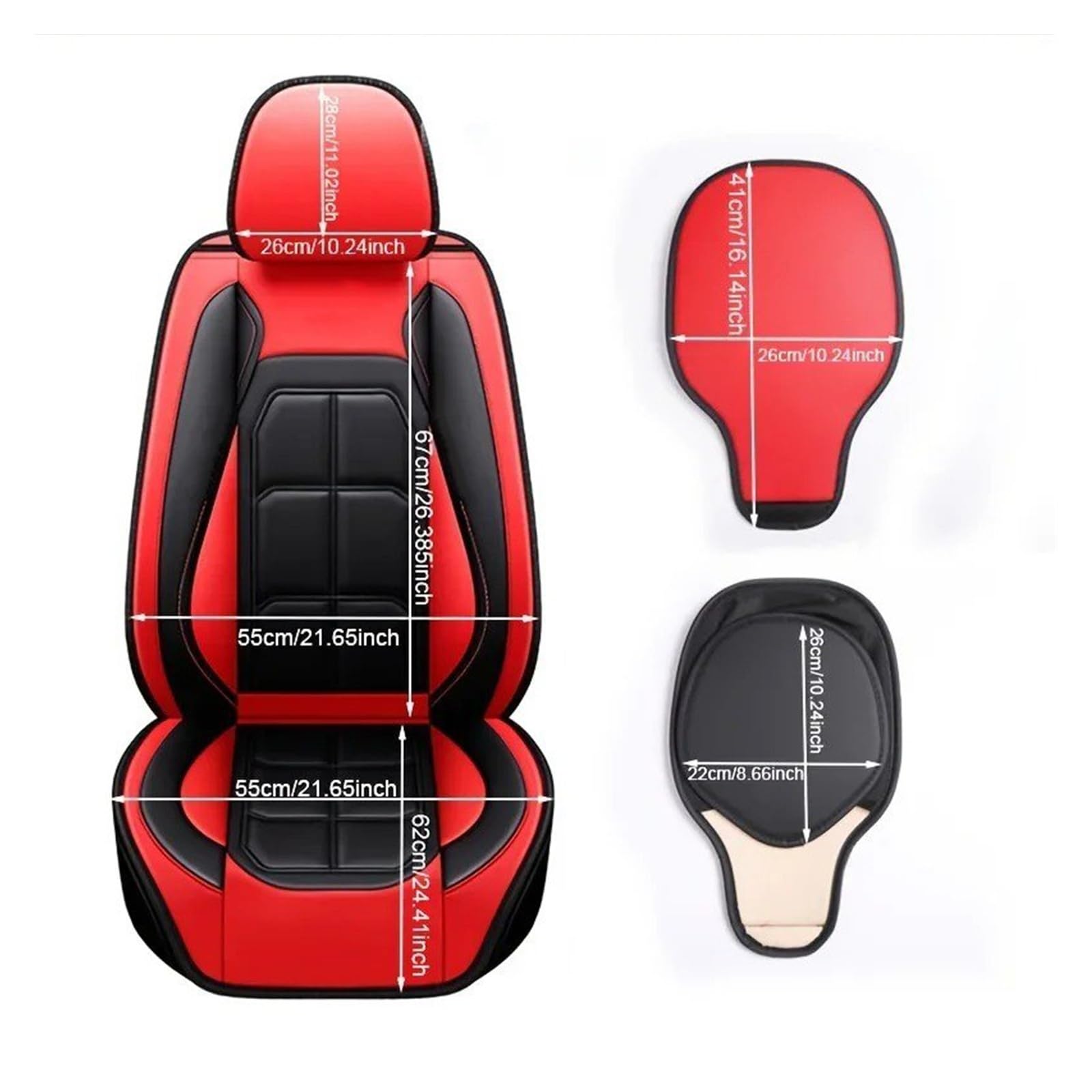 Funda De Asiento Universal Cojín Seda Hielo Cuero Coche Completamente Envuelto Four Seasons Cubre Universal