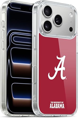 Miniatura 181 de Head Case Designs Funda de gel con logotipo oficial de la Universidad de Alabama UA [protección de grado militar] compatible con Apple iPhone 11